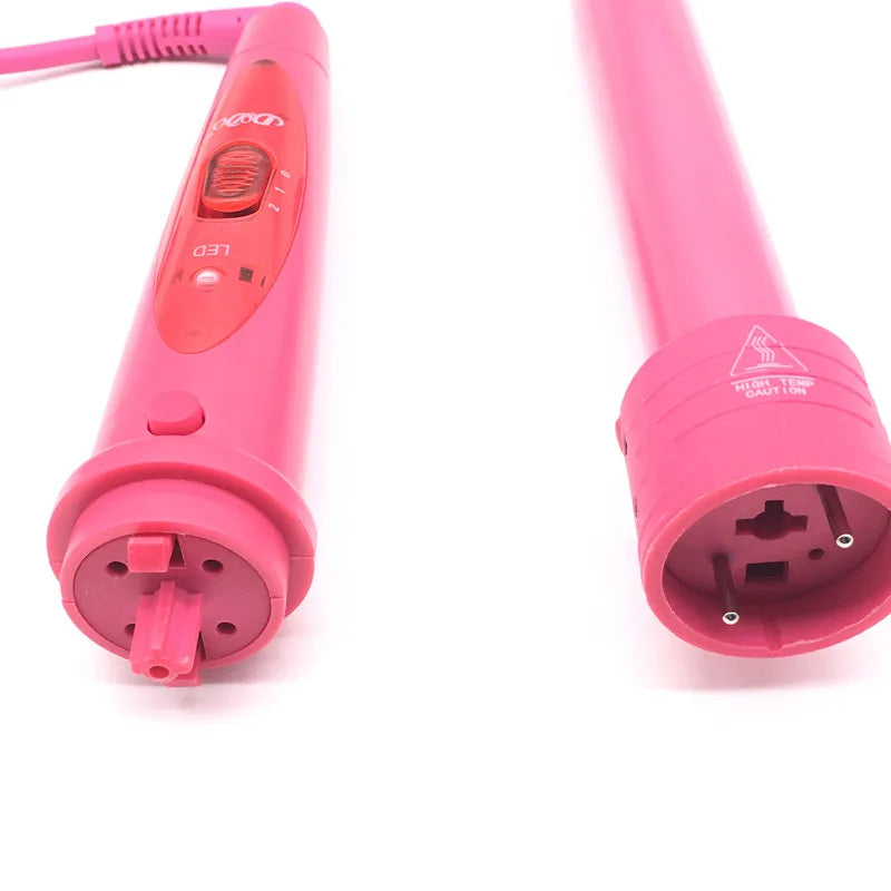3-in-1 Ceramic Curling Iron with Interchangeable Barrels
