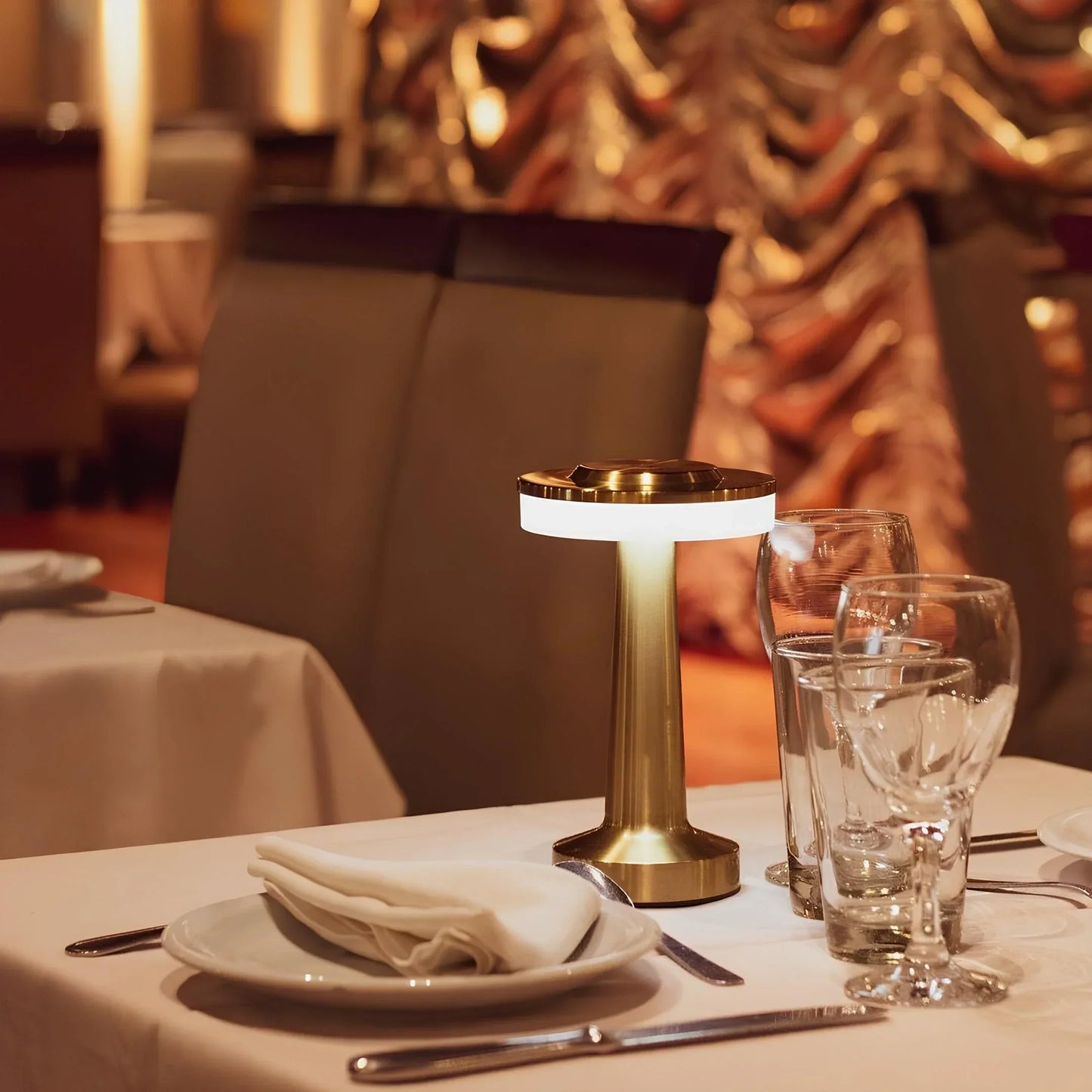 Cordless Rechargeable LED Table Lamp with Adjustable Brightness