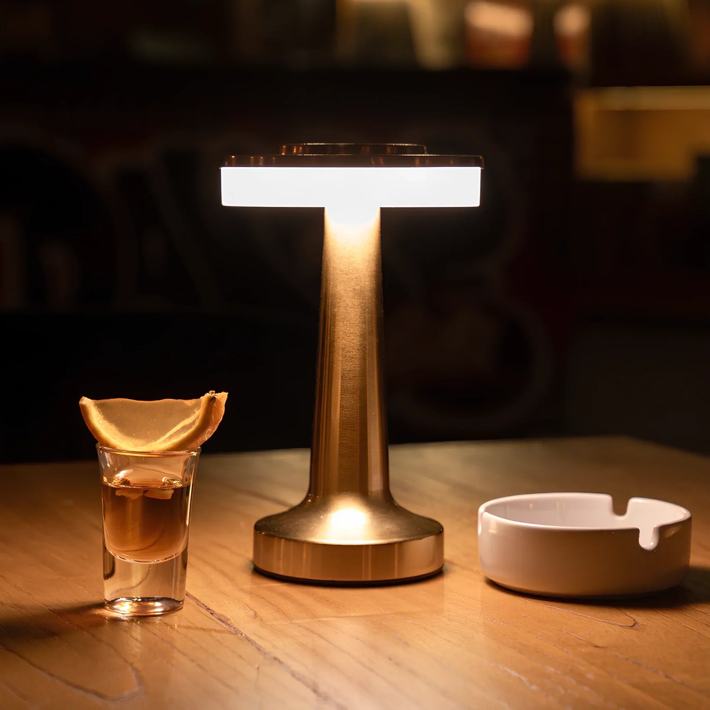 Cordless Rechargeable LED Table Lamp with Adjustable Brightness