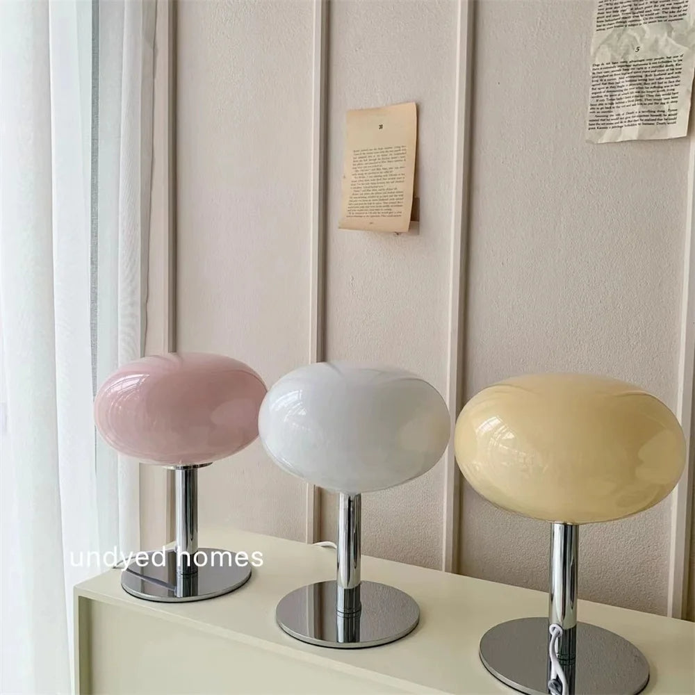 Dimmable LED Table Lamp with Modern Round Design