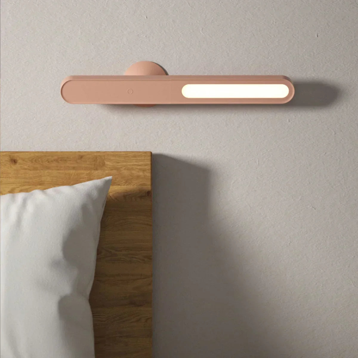 Touch Control Stylish Table Lamp in White and Khaki