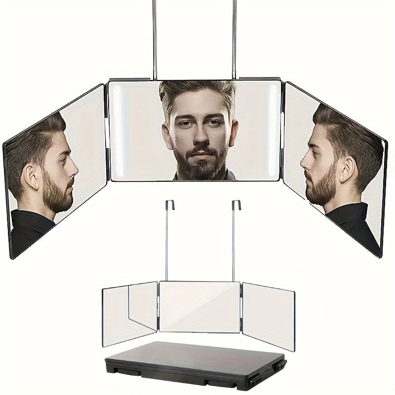Foldable Adjustable Height Hairdresser Mirror