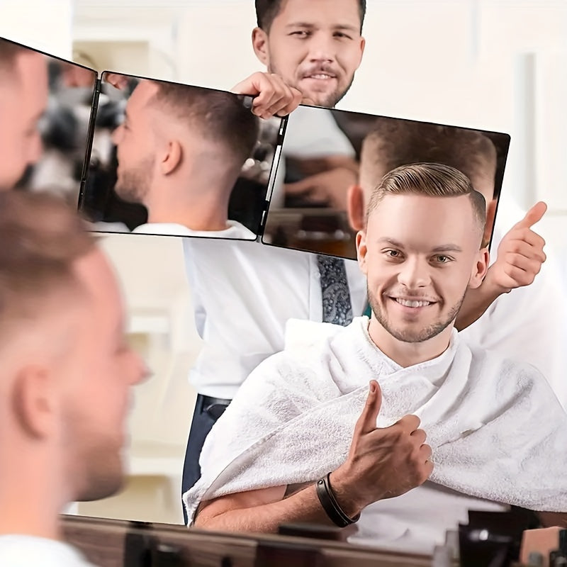 Foldable Adjustable Height Hairdresser Mirror