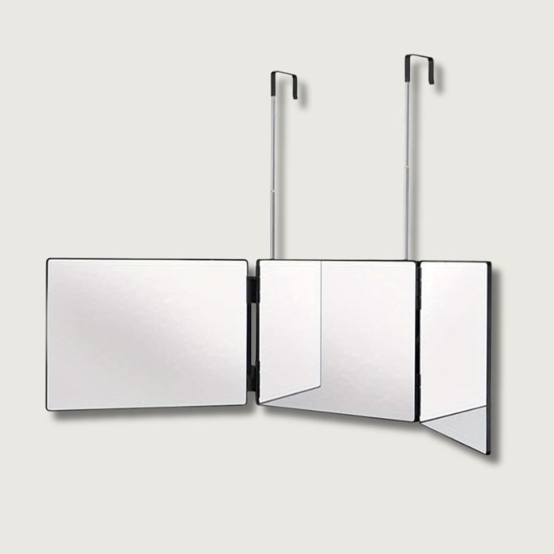 Foldable Adjustable Height Hairdresser Mirror