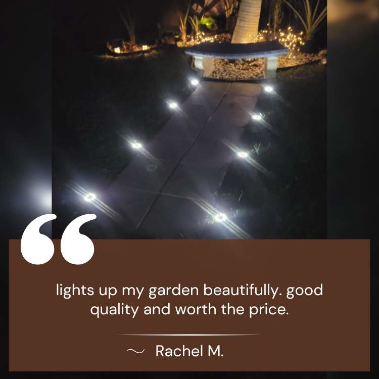 Solar-Powered Rust-Proof Garden Lights - Weatherproof LED Pathway Illumination