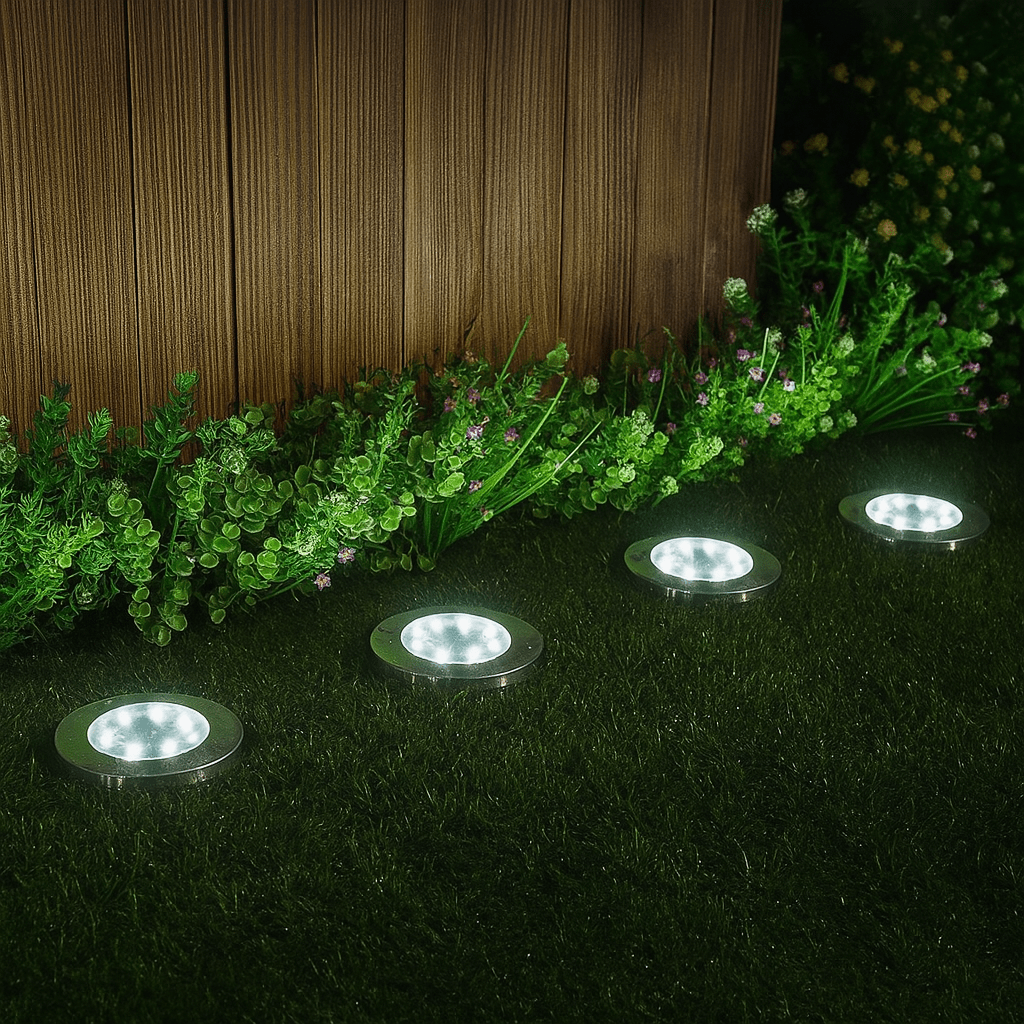 Solar-Powered Rust-Proof Garden Lights - Weatherproof LED Pathway Illumination