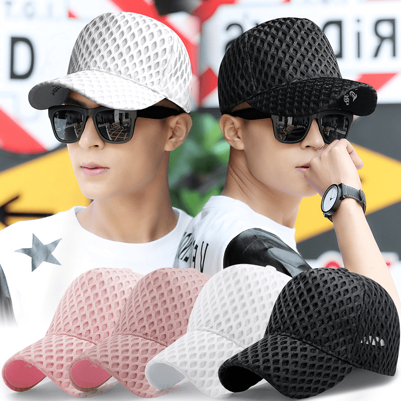 Breathable Mesh Summer Cap with Extended Visor