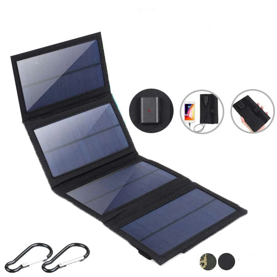 50W Foldable Portable Solar Panel for Direct Charging