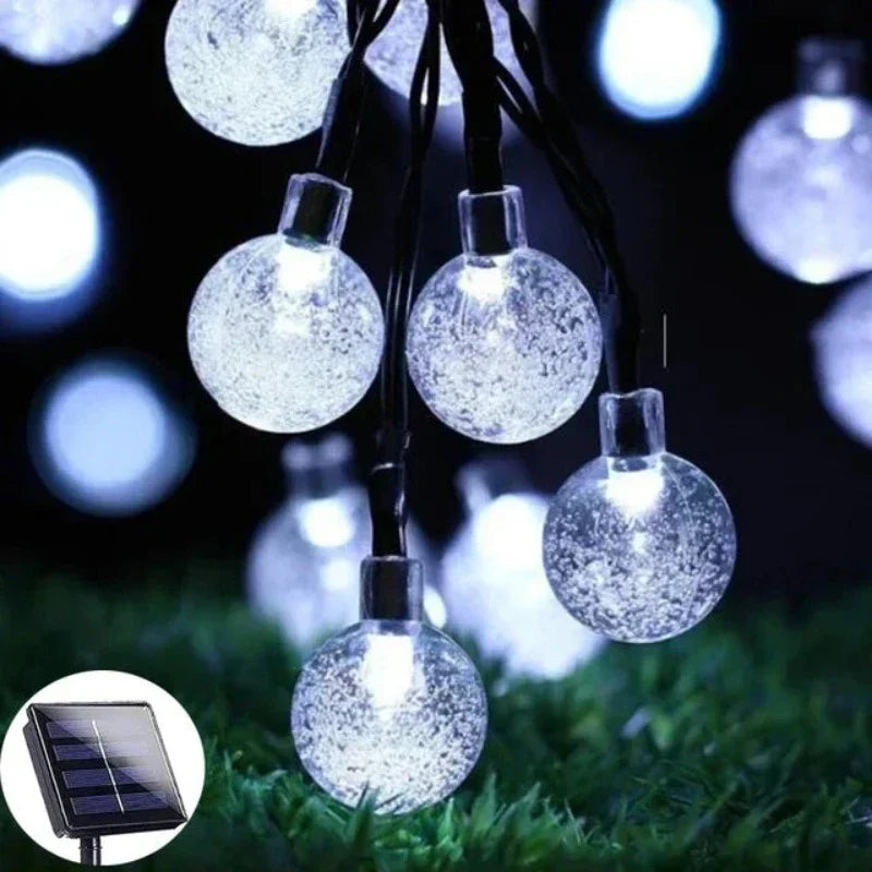 Solar-Powered String Lights for Outdoor Decor