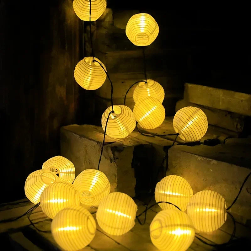 Solar-Powered String Lights for Outdoor Decor