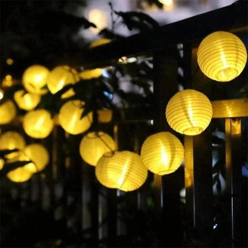 Solar-Powered String Lights for Outdoor Decor