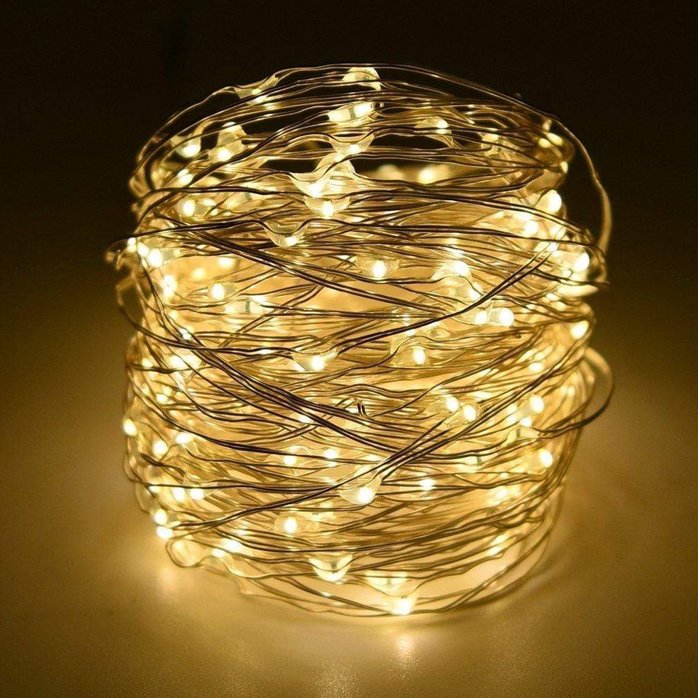 Solar-Powered LED String Lights for Outdoor Balcony and Garden