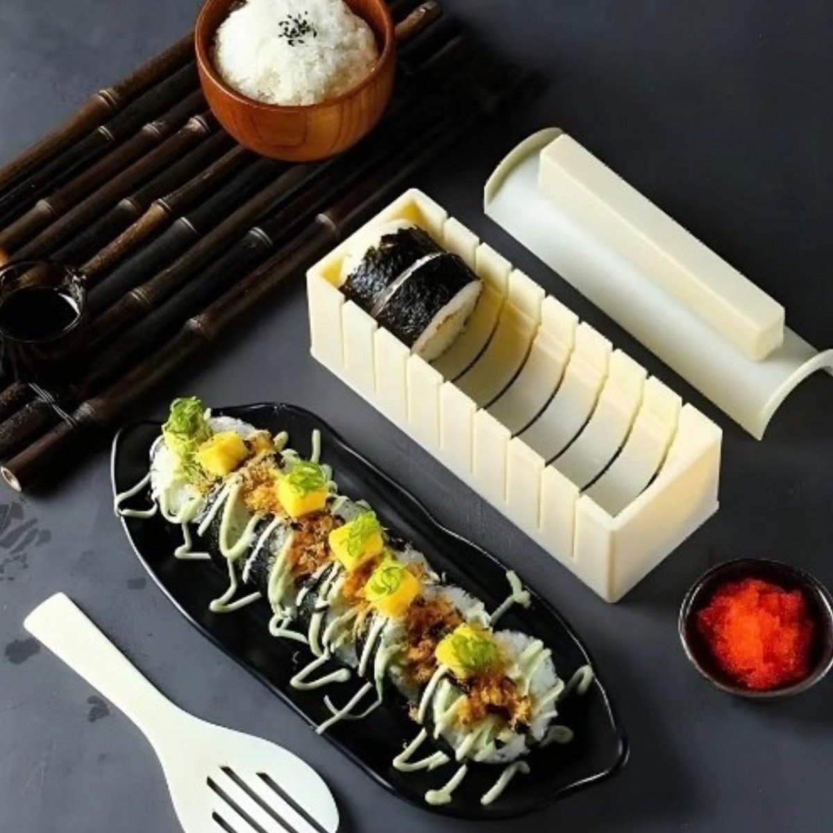 Sushi Maker Set with Customizable Templates