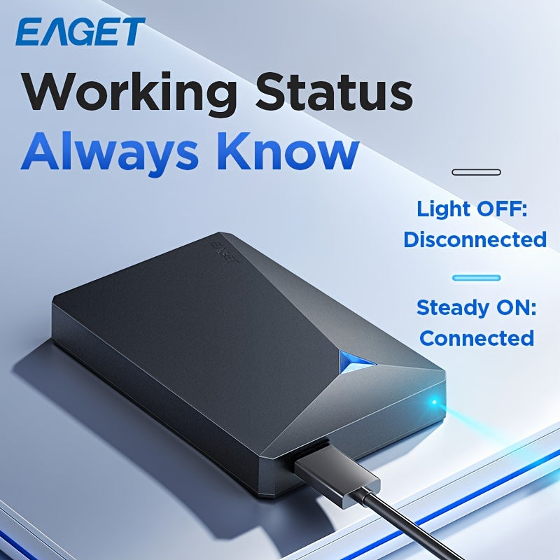 Compact USB Portable Hard Drive for Fast File Management