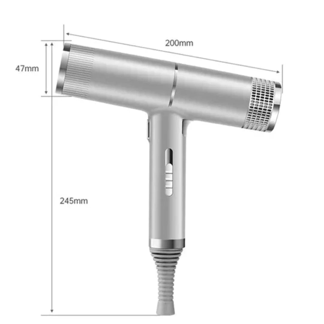Lightweight Magnetic Hair Dryer with Ion Technology for Fast Drying and Styling