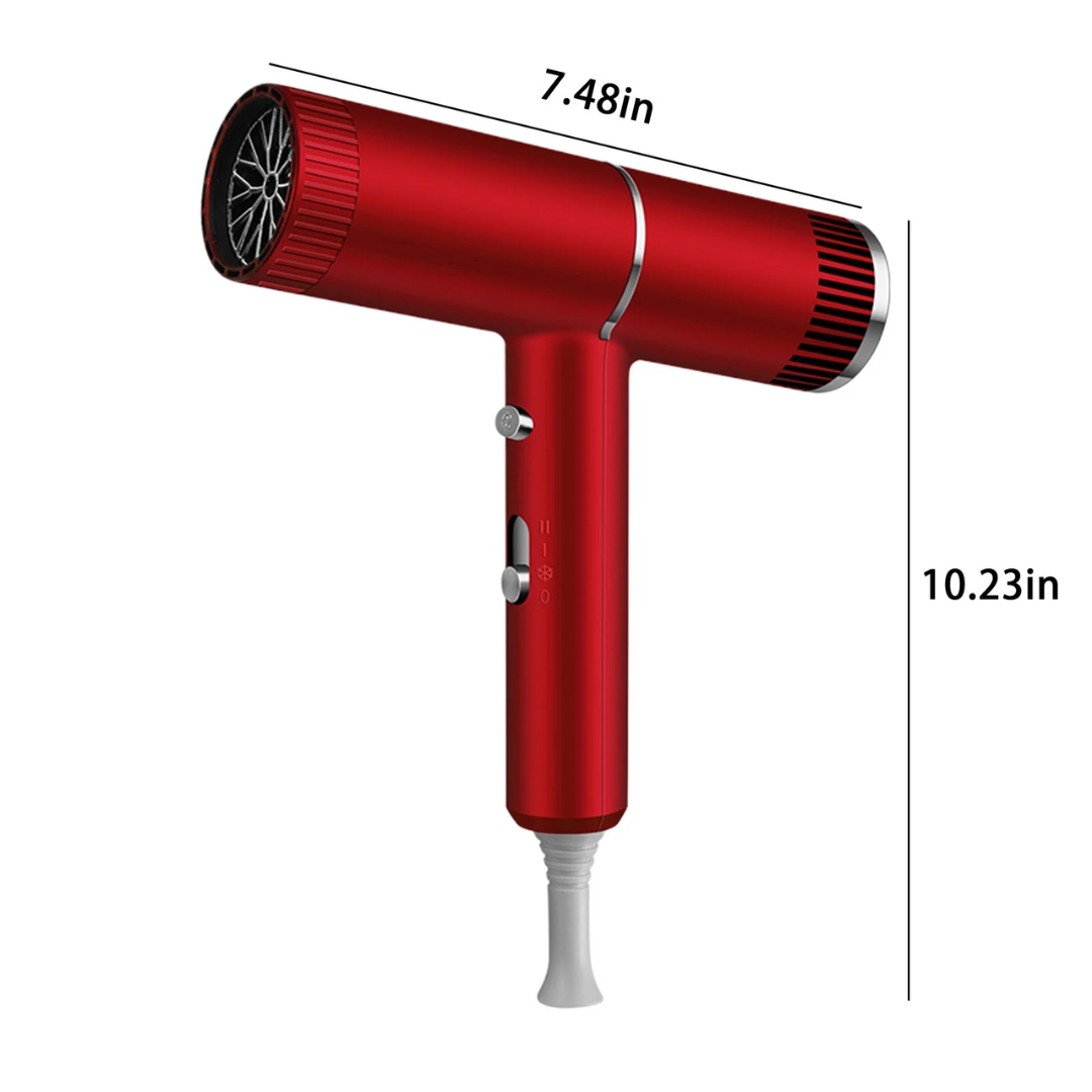Lightweight Magnetic Hair Dryer with Ion Technology for Fast Drying and Styling