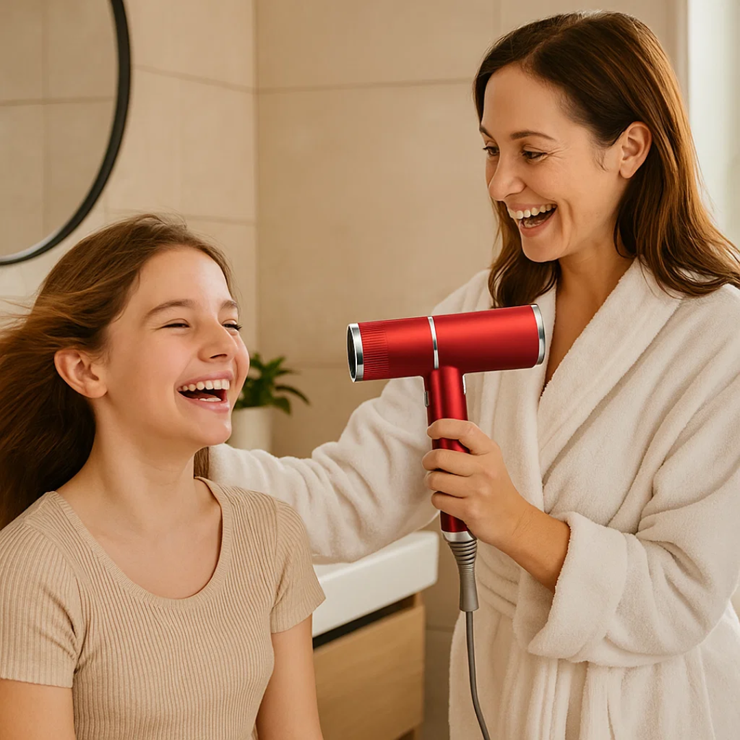 Lightweight Magnetic Hair Dryer with Ion Technology for Fast Drying and Styling