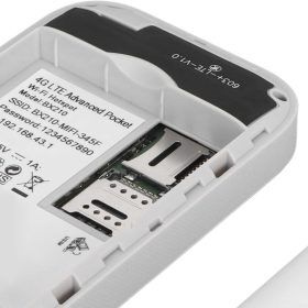 Portable 4G LTE Wi-Fi Router for Travel and Home Use