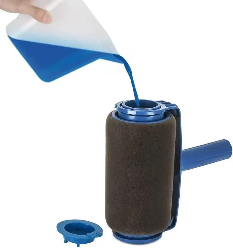 Self-Priming Paint Roller with Ergonomic Design