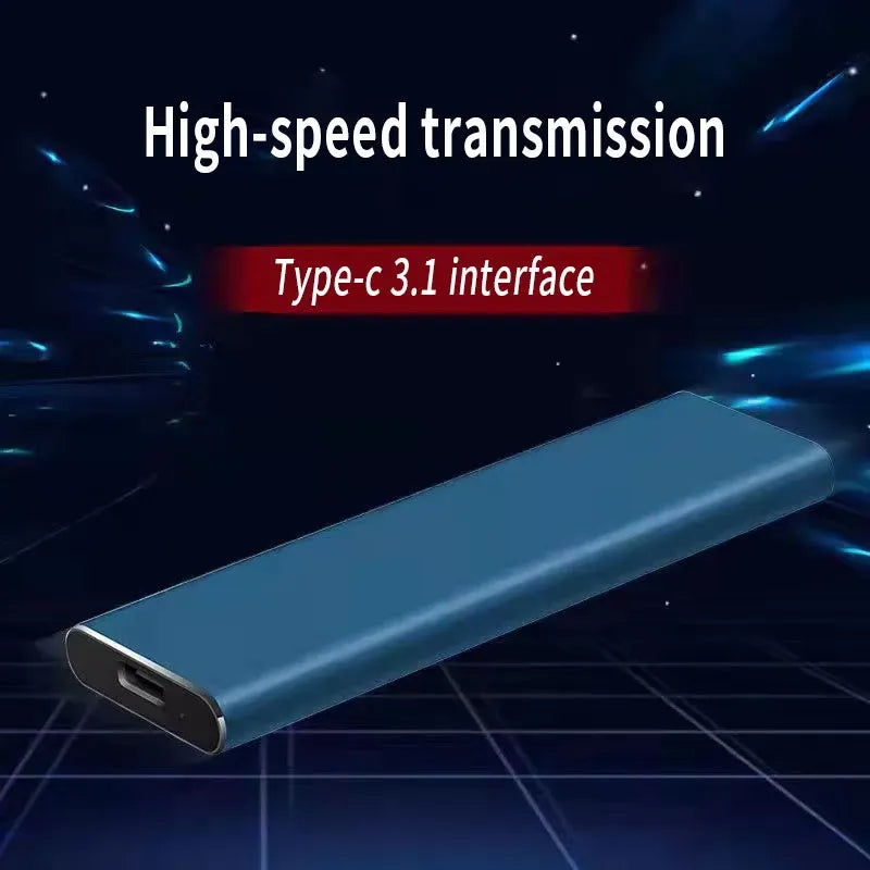 Portable USB 3.1 Type-C Hard Drive for Fast Data Transfer