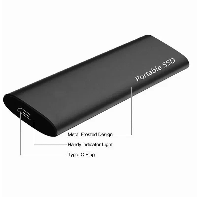 Portable USB 3.1 Type-C Hard Drive for Fast Data Transfer
