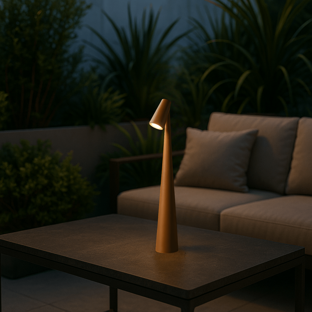 Rechargeable Modern LED Table Lamp with Dimmable Light