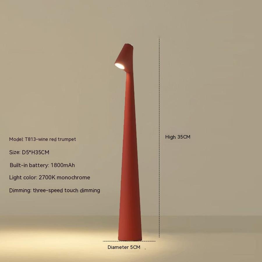 Rechargeable Modern LED Table Lamp with Dimmable Light