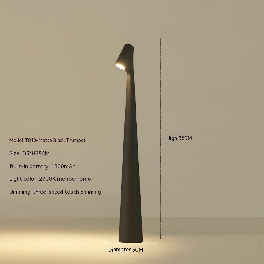 Rechargeable Modern LED Table Lamp with Dimmable Light