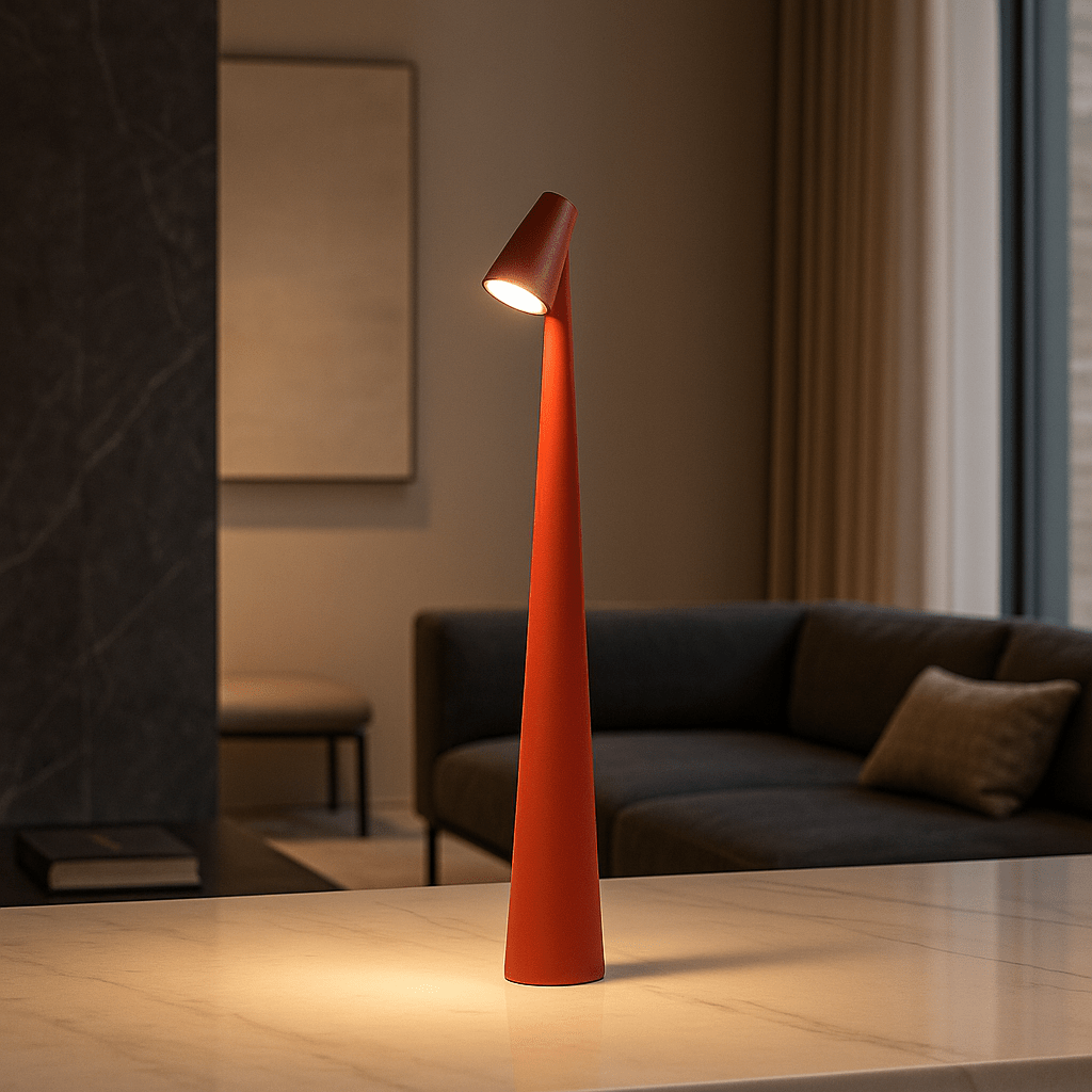 Rechargeable Modern LED Table Lamp with Dimmable Light
