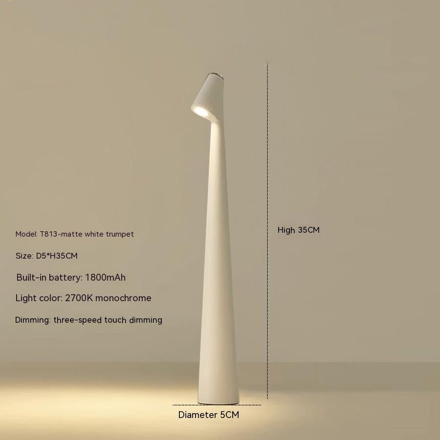 Rechargeable Modern LED Table Lamp with Dimmable Light