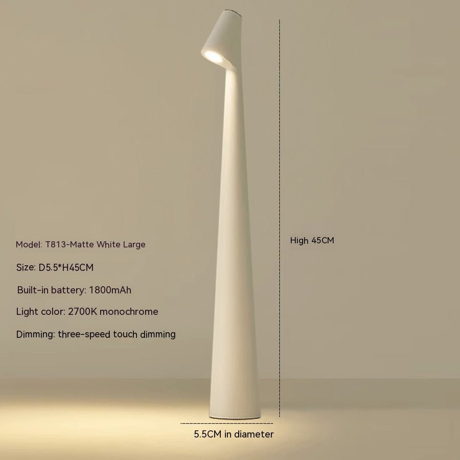 Rechargeable Modern LED Table Lamp with Dimmable Light