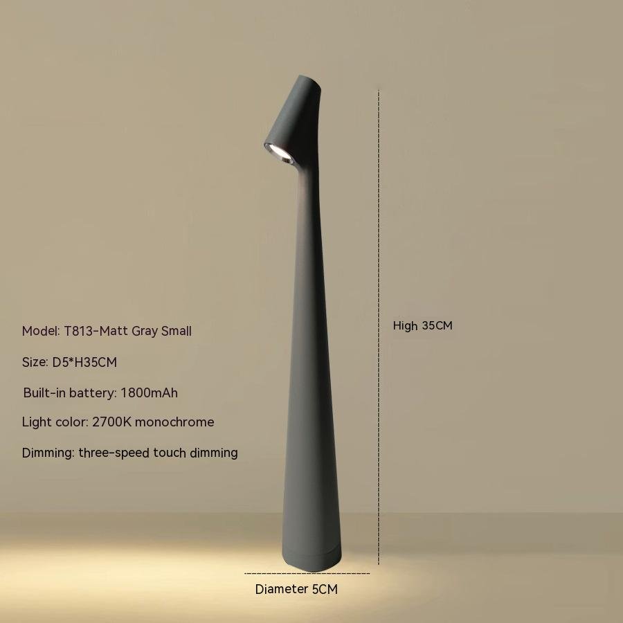 Rechargeable Modern LED Table Lamp with Dimmable Light