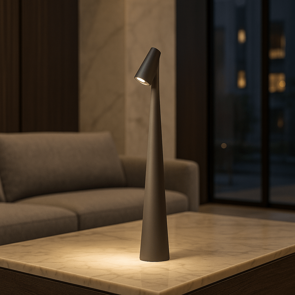 Rechargeable Modern LED Table Lamp with Dimmable Light