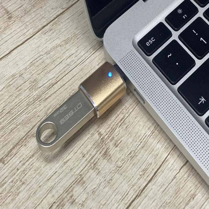 OTG Type-C to USB 3.0 Adapter for Fast File Transfer and Charging