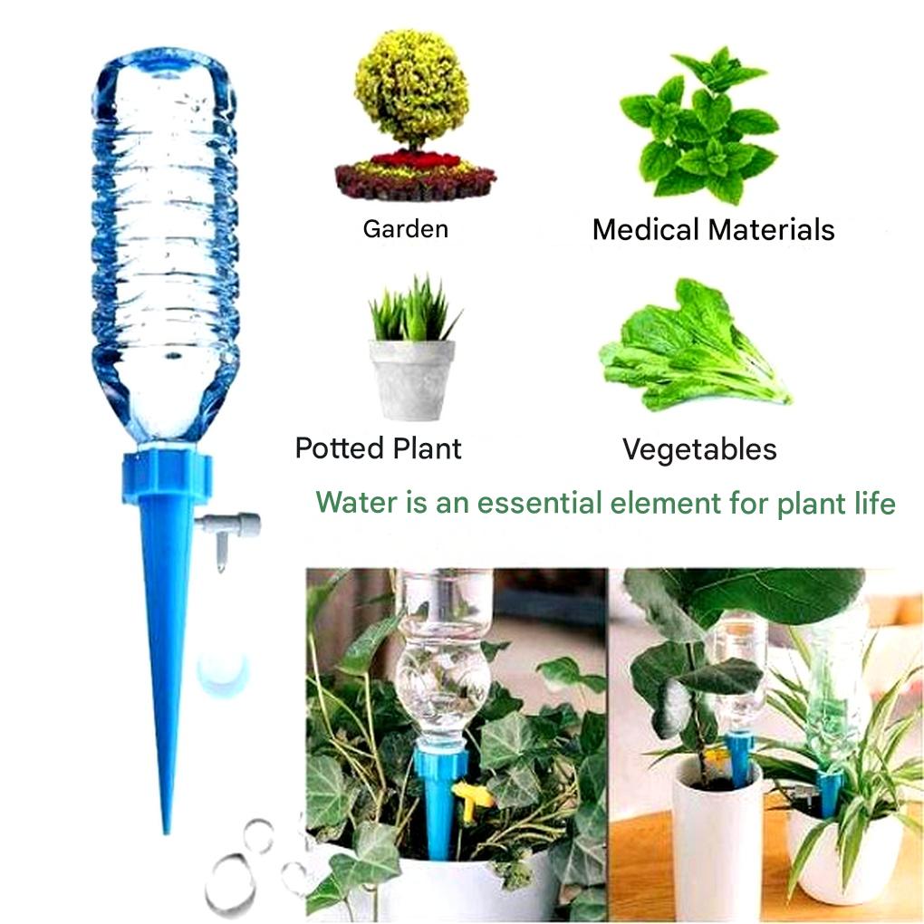 Adjustable Plant Watering Spikes for Bottles, 12-Pack