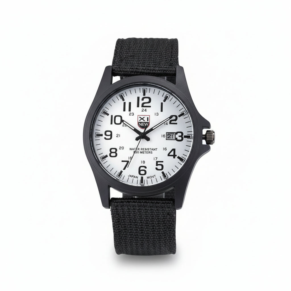 Rugged Tactical Military Watch with Shockproof Design