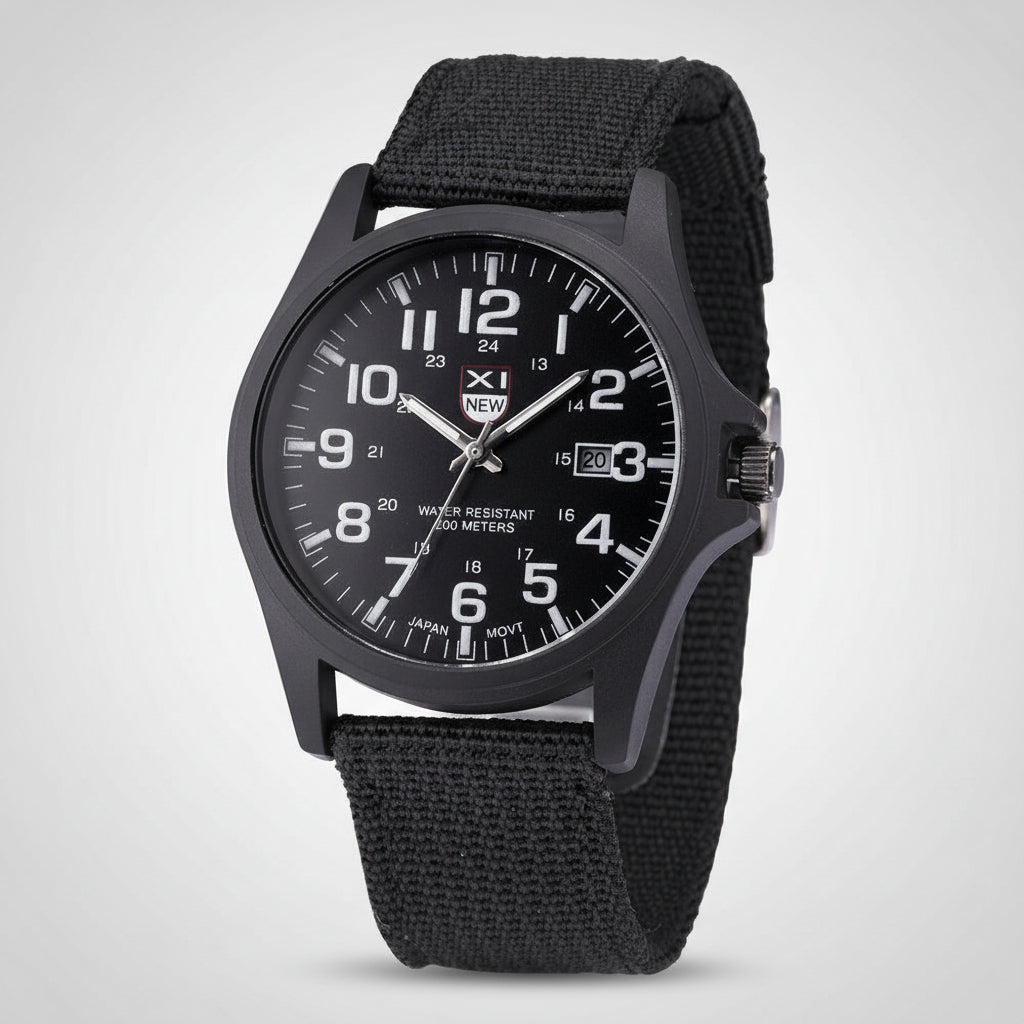 Rugged Tactical Military Watch with Shockproof Design
