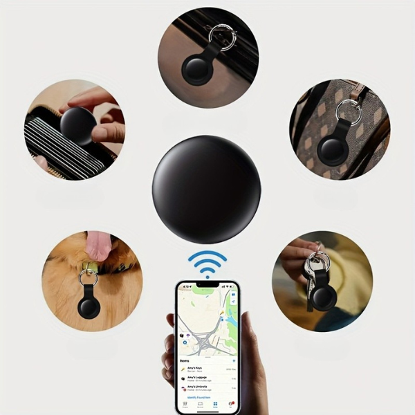 GPS Keyring Tracker with Alarm and Sharing Function