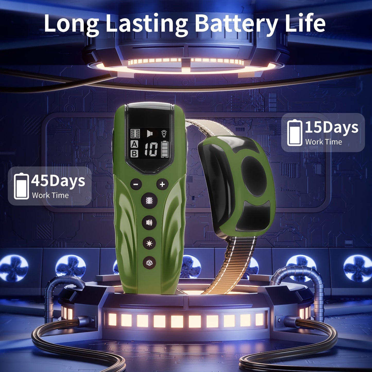 Gentle Vibration Dog Collar with USB Charging