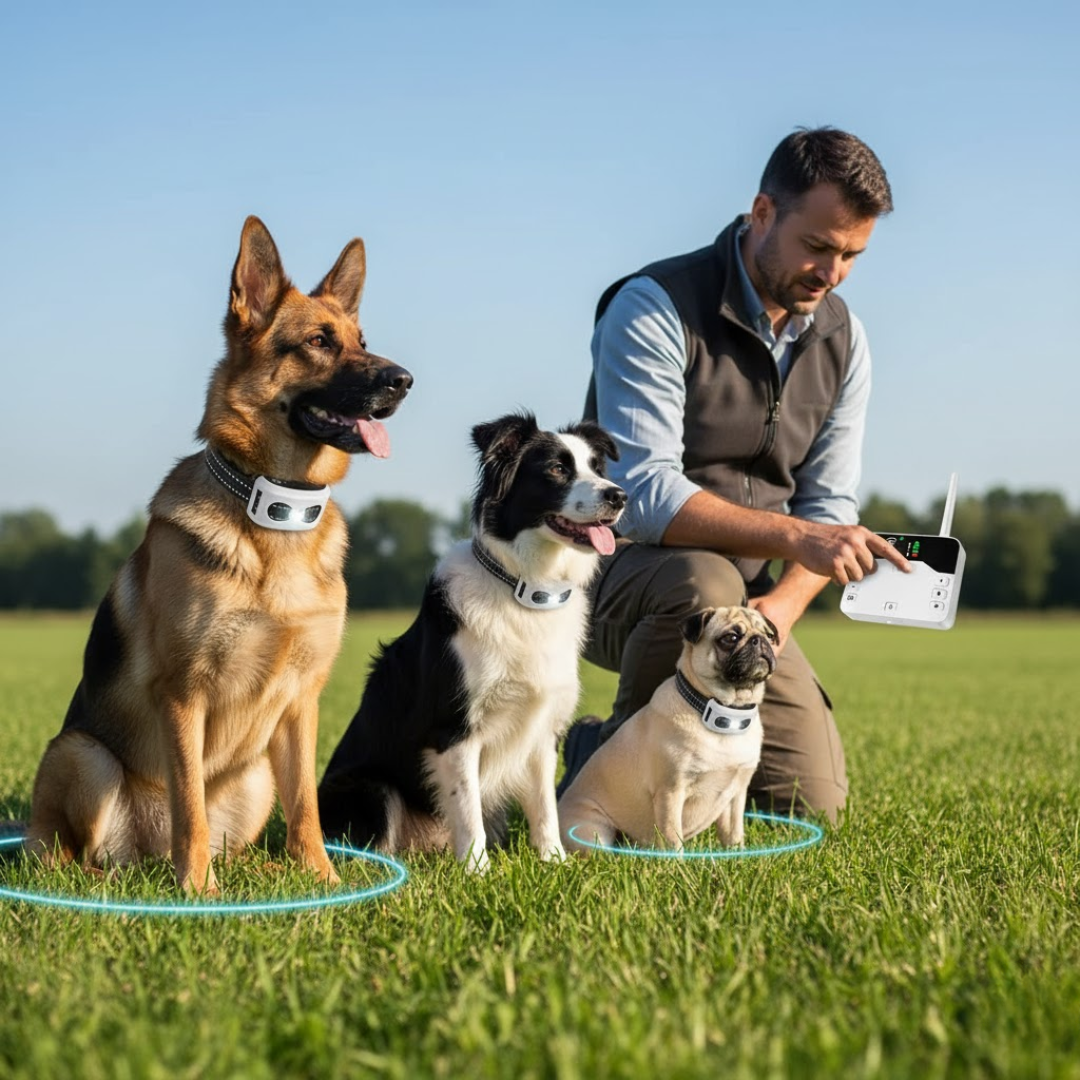 Advanced Wireless Dog Containment and Training System
