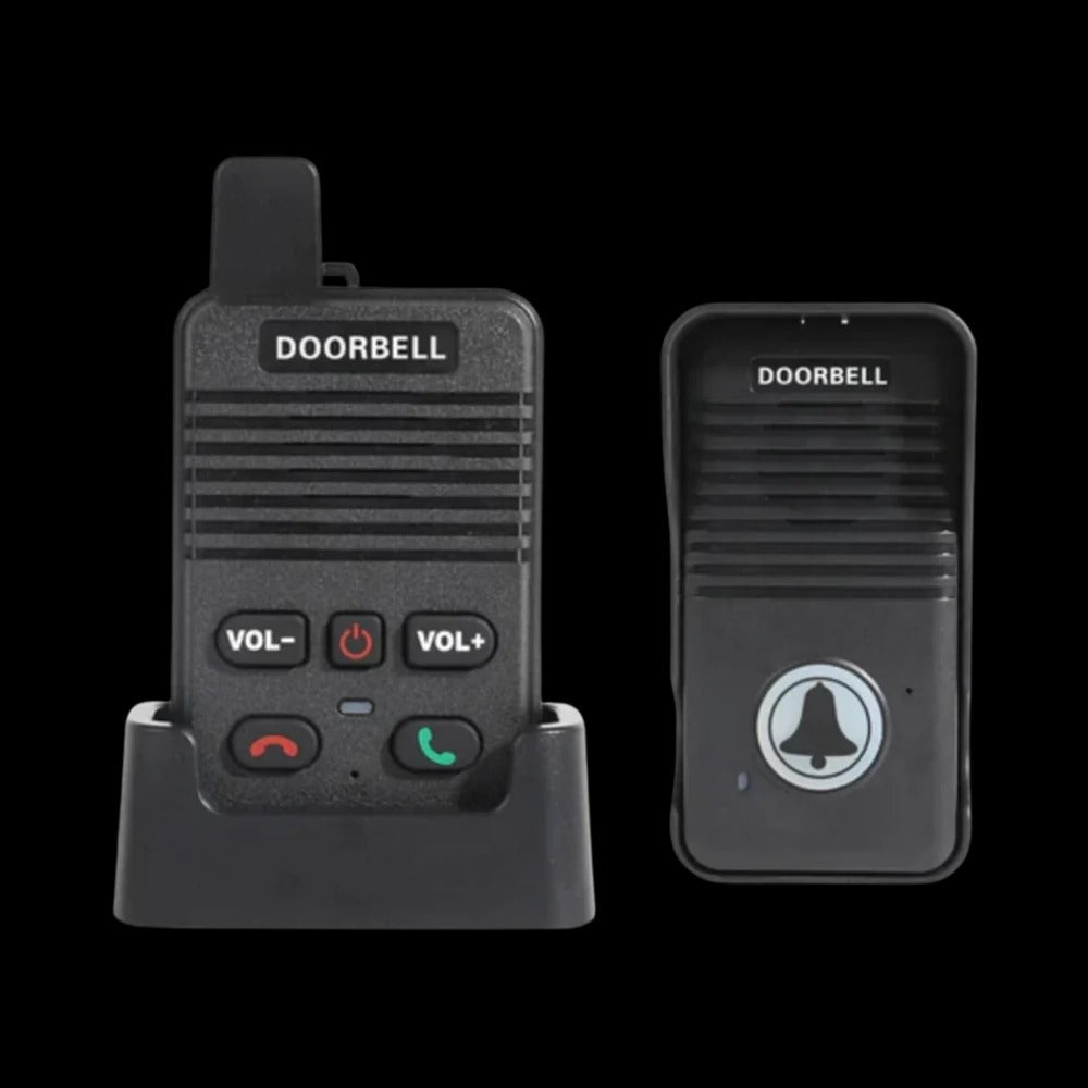 Hands-Free Weather-Resistant Intercom Doorbell with Clear Audio