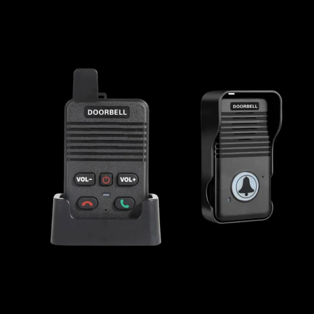Hands-Free Weather-Resistant Intercom Doorbell with Clear Audio