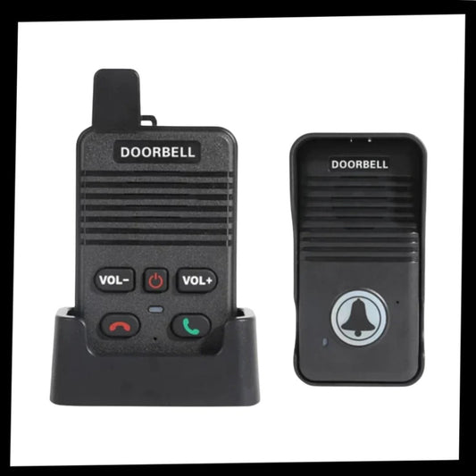 Hands-Free Weather-Resistant Intercom Doorbell with Clear Audio