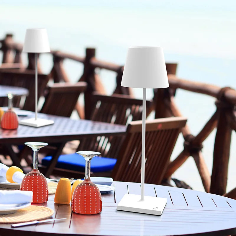 Rechargeable Wireless Table Lamp with Adjustable Brightness