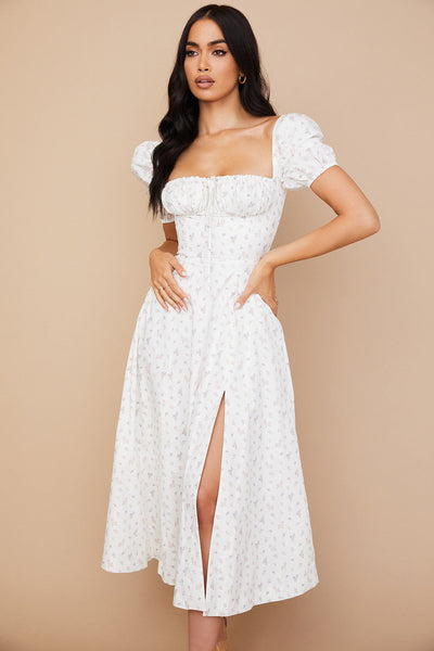 Ailene - Bloom Puff Sleeve Dress