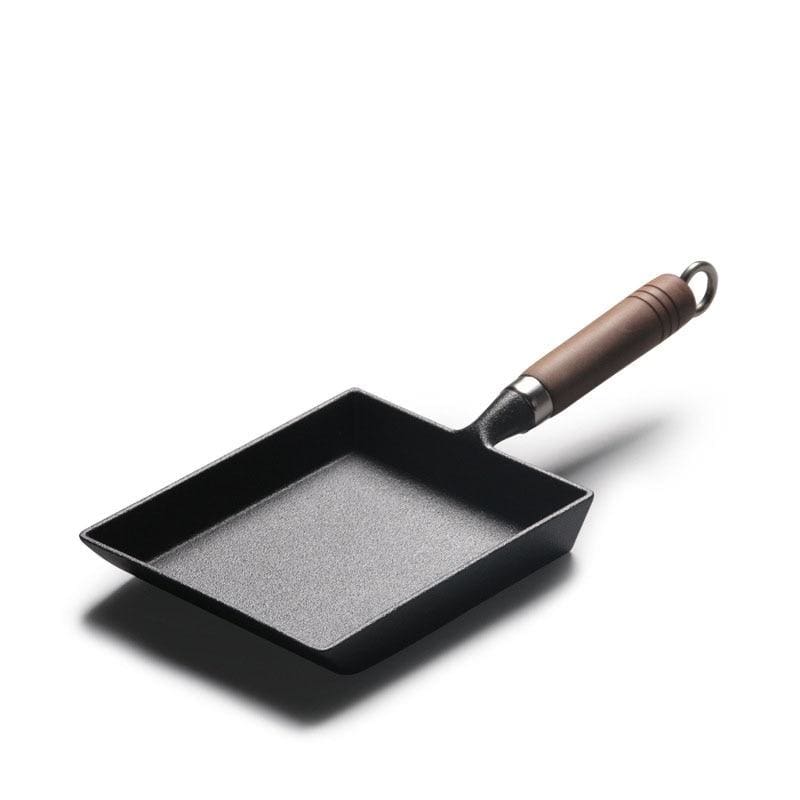 Cast Iron Japanese Tamagoyaki Pan with Non-Stick Coating