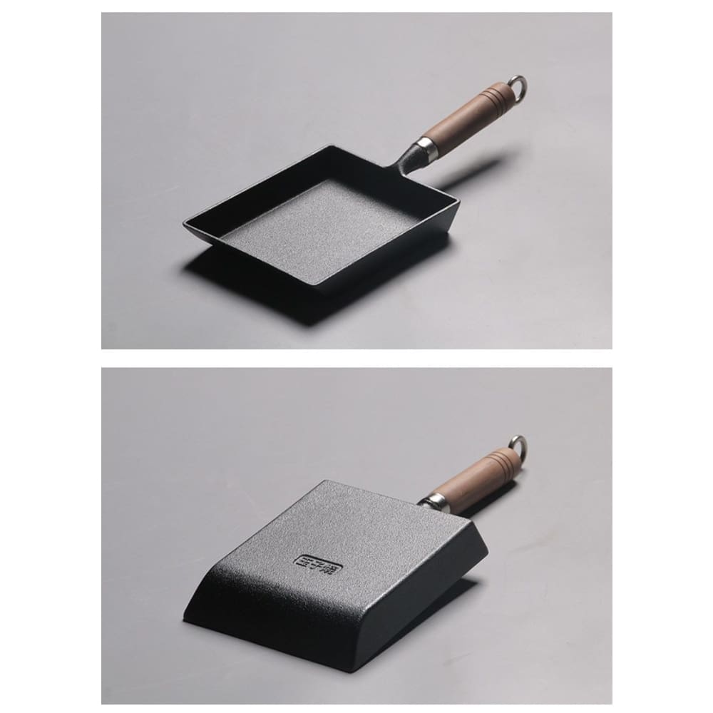 Cast Iron Japanese Tamagoyaki Pan with Non-Stick Coating