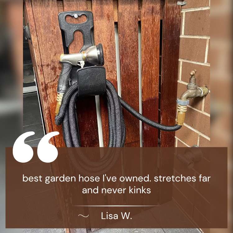 30m Expandable Garden Hose - Anti-Kink, Tangle-Free, Durable