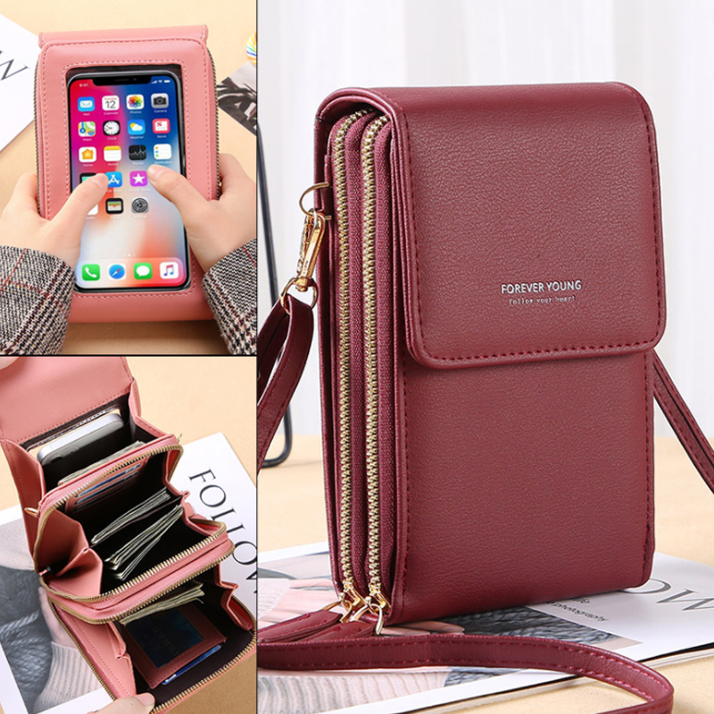 Multifunctional Touchscreen Smartphone Case with Wallet Functionality