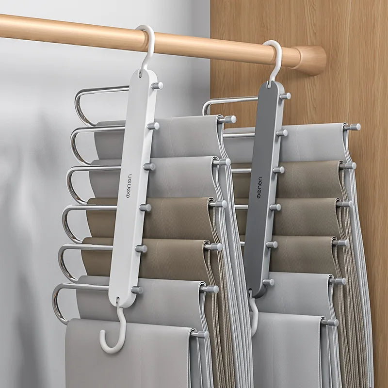 6-in-1 Adjustable Pants and Tie Organizer